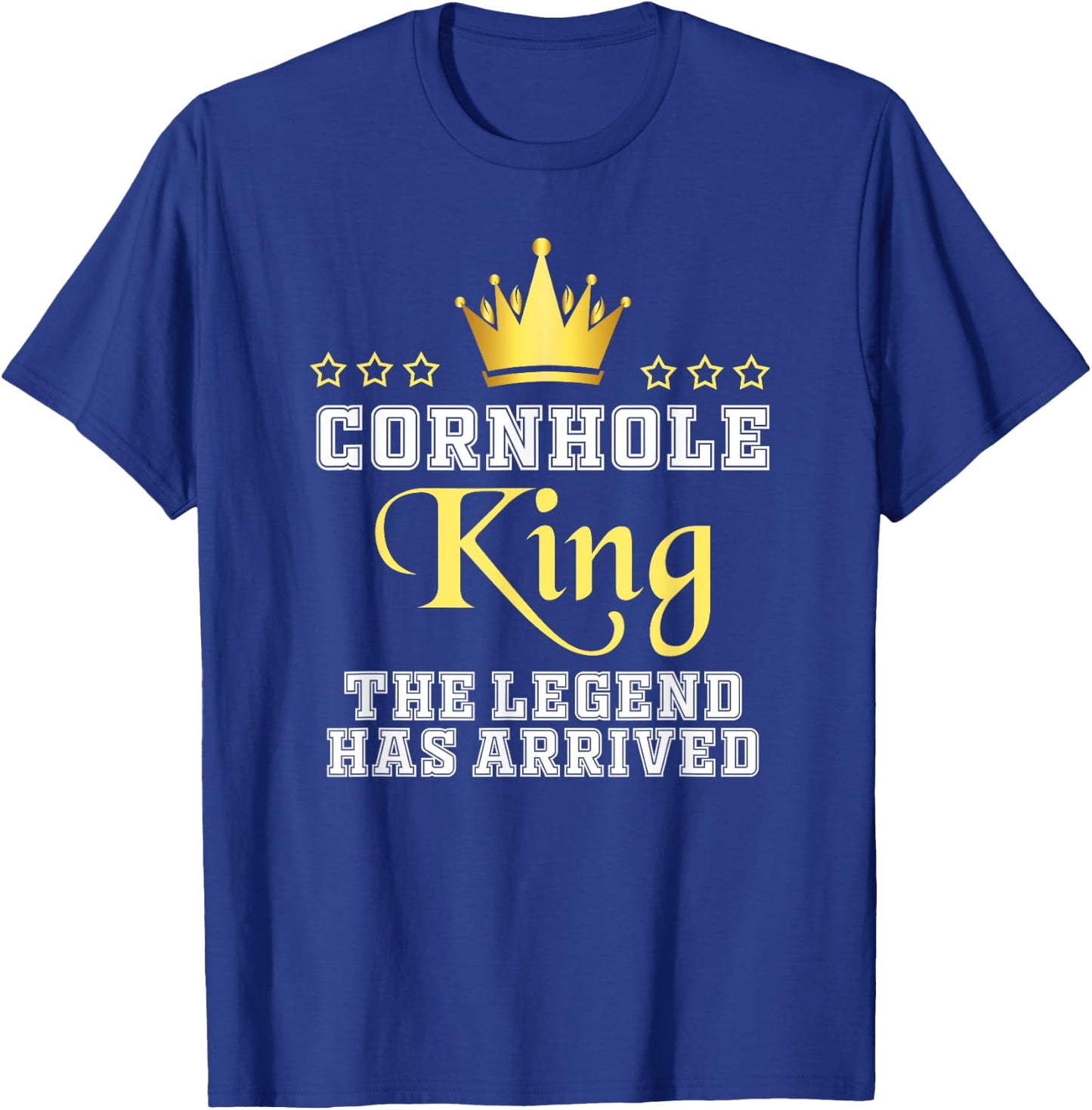 Cornhole King T-Shirt - T-Shirt | Royal