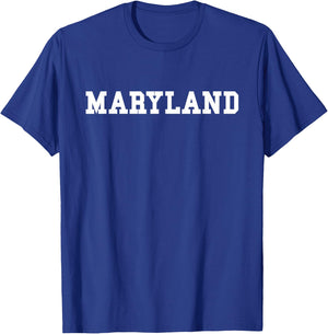 MARYLAND - Throwback Design - Classic T-Shirt - T-Shirt | Royal