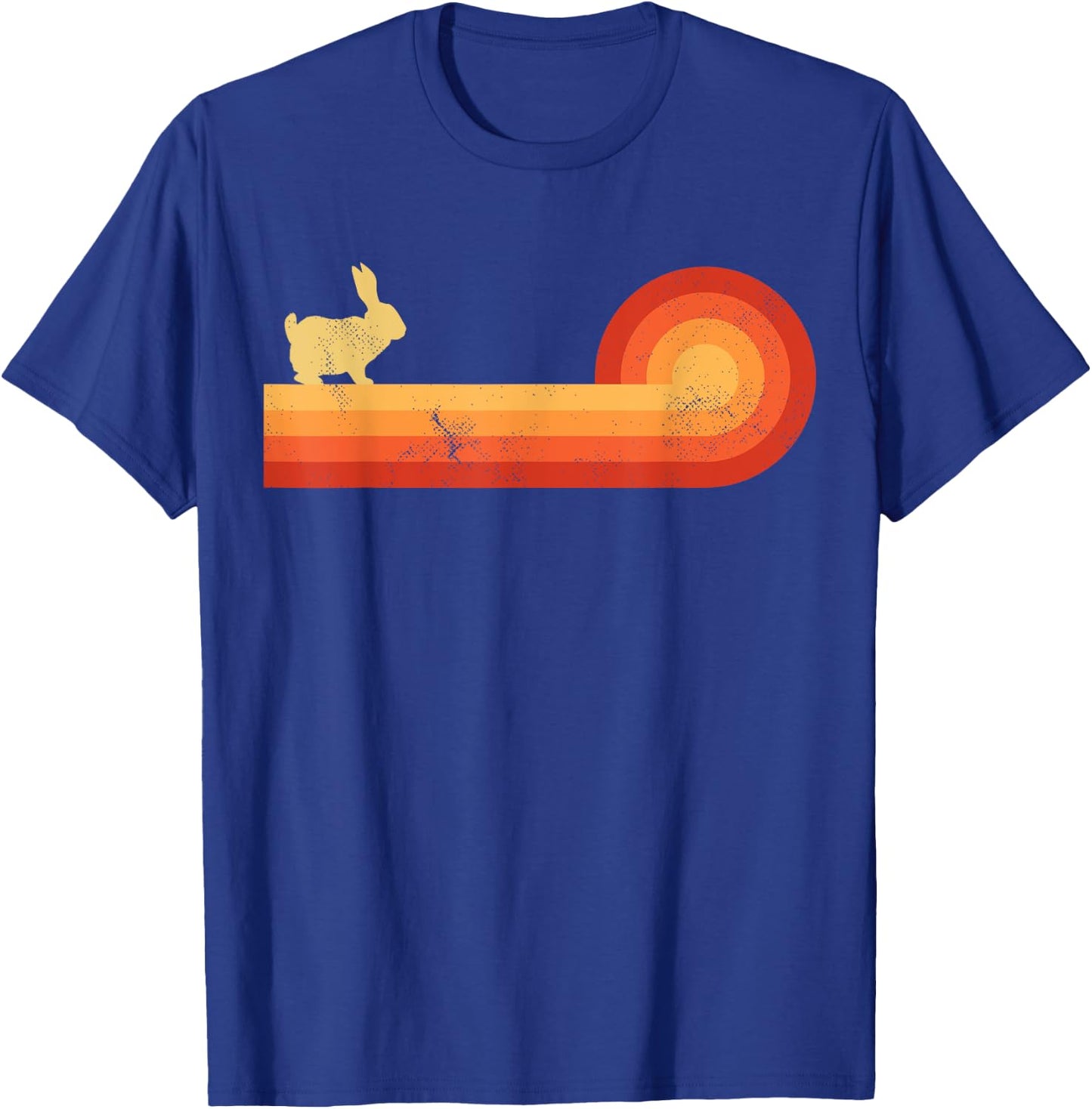 Bunny Retro Vintage Style 60s 70s Men Women Gifts Rabbit T-Shirt - T-Shirt | Royal