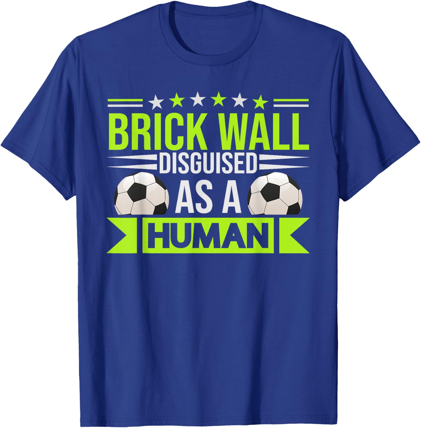 Gloves Goal Soccer Goalie Goalkeeper T-Shirt - T-Shirt | Royal