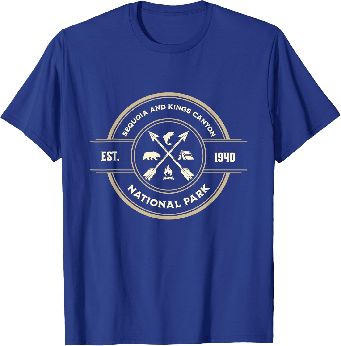 Sequoia and Kings Canyon National Park Adventure Nature T-Shirt - T-Shirt | Royal