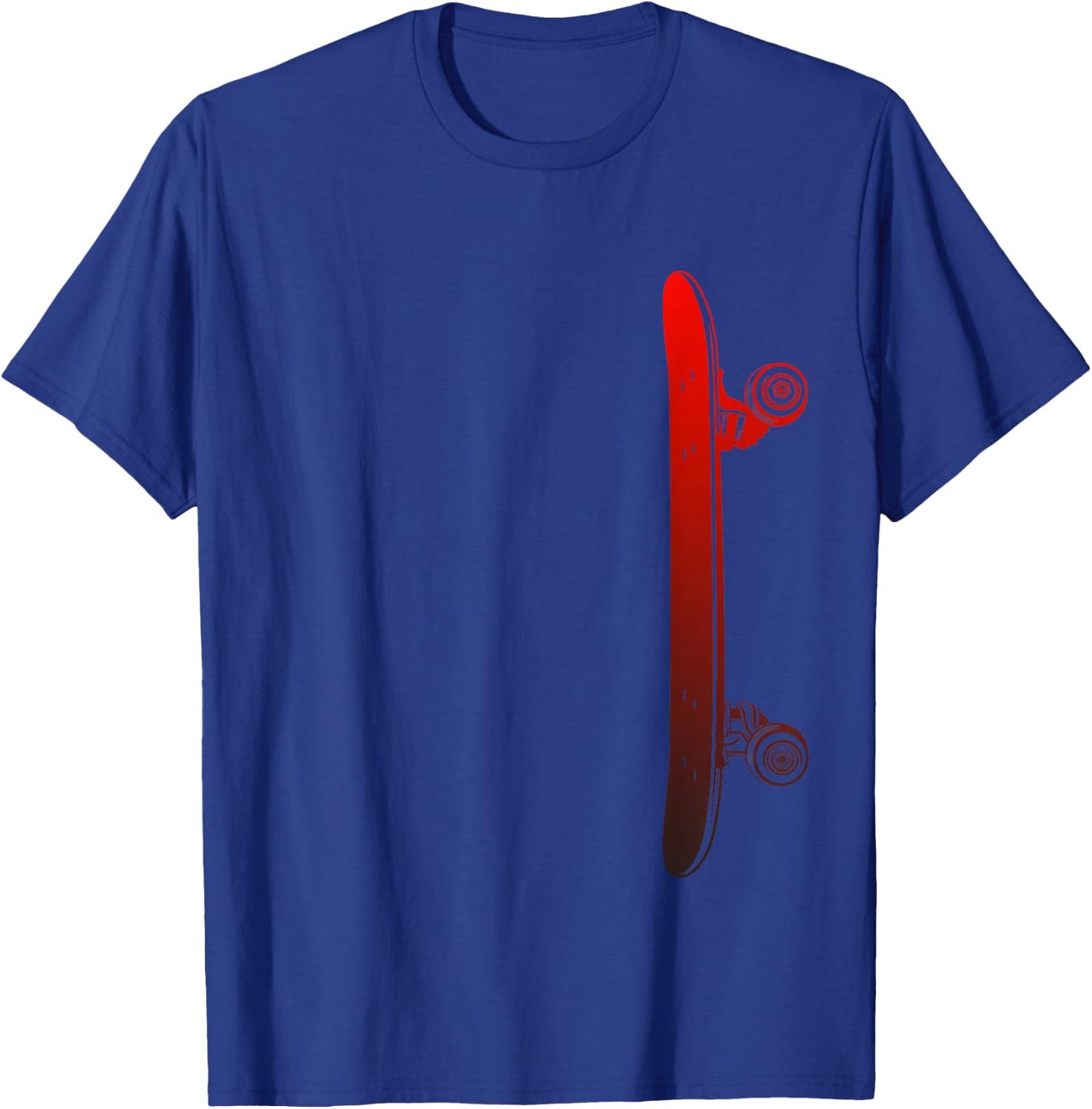 Skateboarding Skateboard Apparel - Skateboarder Skateboard T-Shirt - T-Shirt | Royal