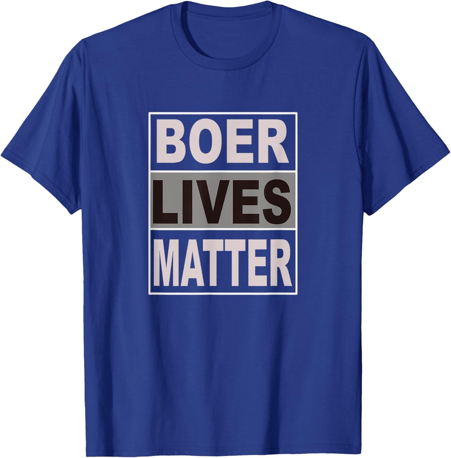 Boer Lives Matter T-Shirt - T-Shirt | Royal
