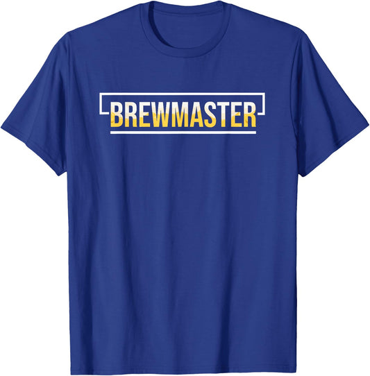 Brewmaster - Brewer Gifts Brewmaster Outfit Brewing Gifts T-Shirt - T-Shirt | Royal