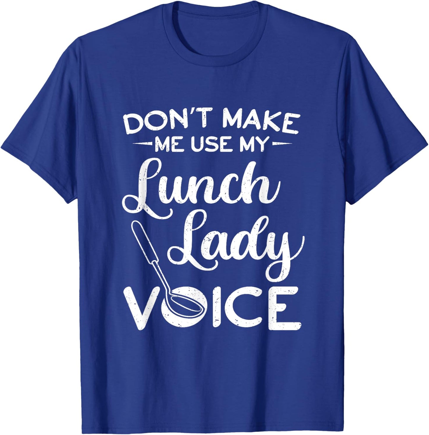 Lunch Lady Outift Cafeteria Worker Cafeteria Lady T-Shirt - T-Shirt | Royal