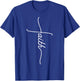 Faith Christian Cross Jesus Catholic Religion God Faith Gift T-Shirt - T-Shirt | Royal