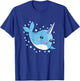 Sea Animal Lover Gift Kids Boys Girls Cute Baby Narwhal T-Shirt - T-Shirt | Royal
