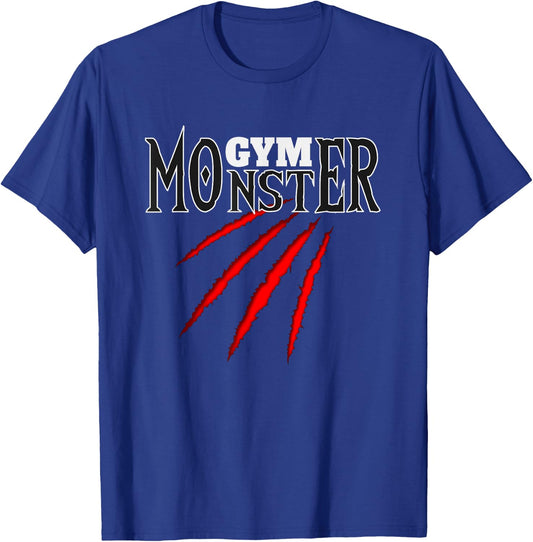 Gym Monster | Sport bodybuilding weight training Gym T-Shirt - T-Shirt | Royal