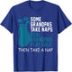 Real Grandpa's Play Golf Then Take A Nap Grandad Gift T-Shirt - T-Shirt | Royal