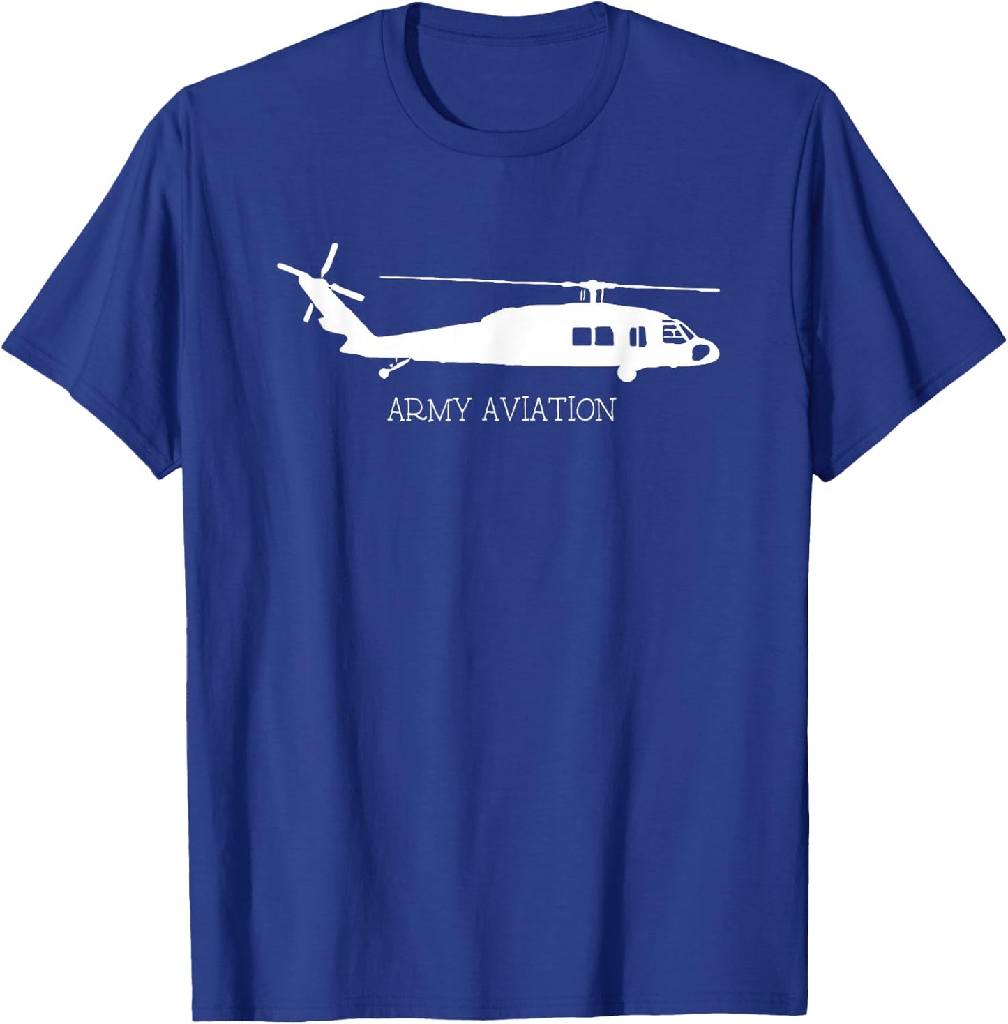 United States Army Military Aviation Blackhawk T-Shirt - T-Shirt | Royal