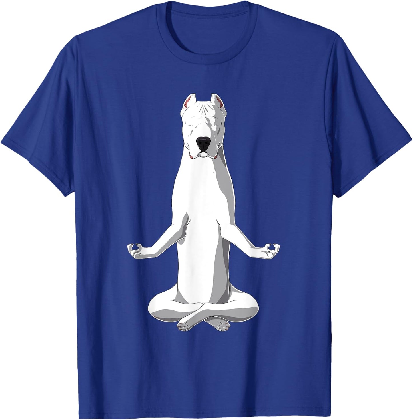 Yoga Dog Dogo Argentino Women T-Shirt - T-Shirt | Royal