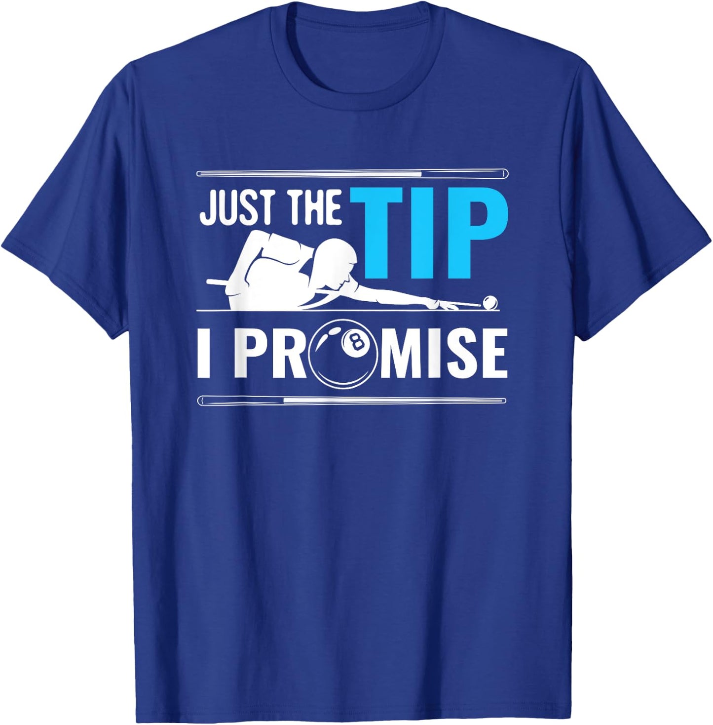Billiards Cue Sport Game Pool Balls Billiard Player Gift T-Shirt - T-Shirt | Royal