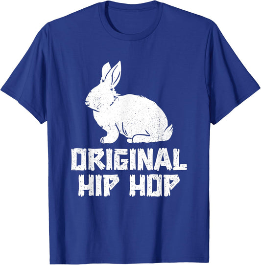 Original Hip Hop Bunny Easter Day Vintage T-Shirt - T-Shirt | Royal