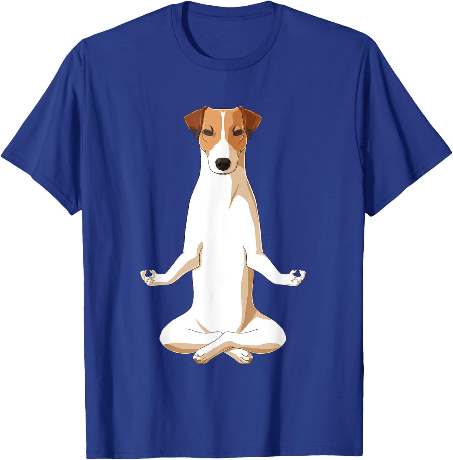 Yoga Dog Jack Russell Terrier T-Shirt - T-Shirt | Royal
