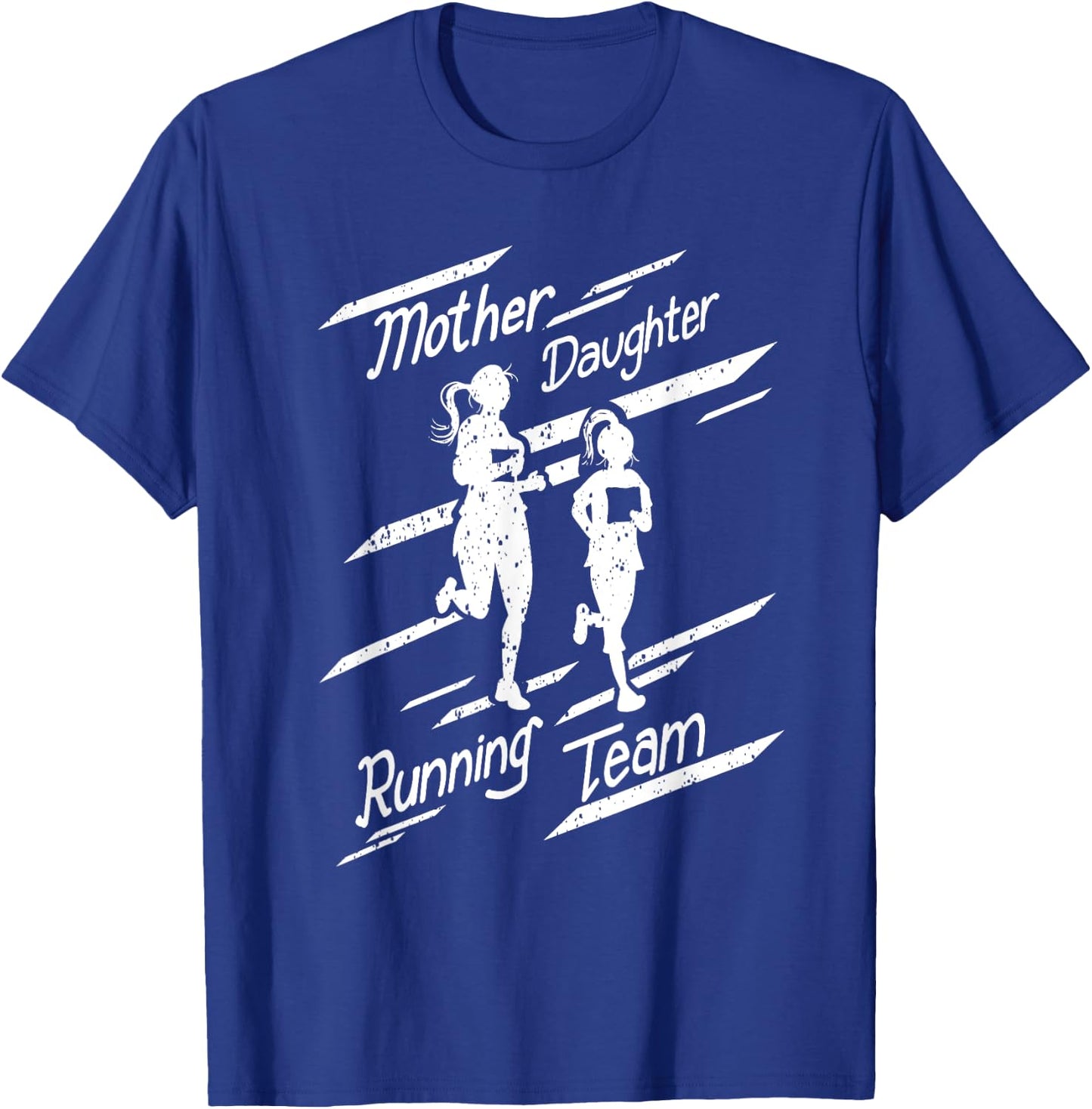 Cool Mother Daughter Running Team | Funny Runner Tandem Gift T-Shirt - T-Shirt | Royal