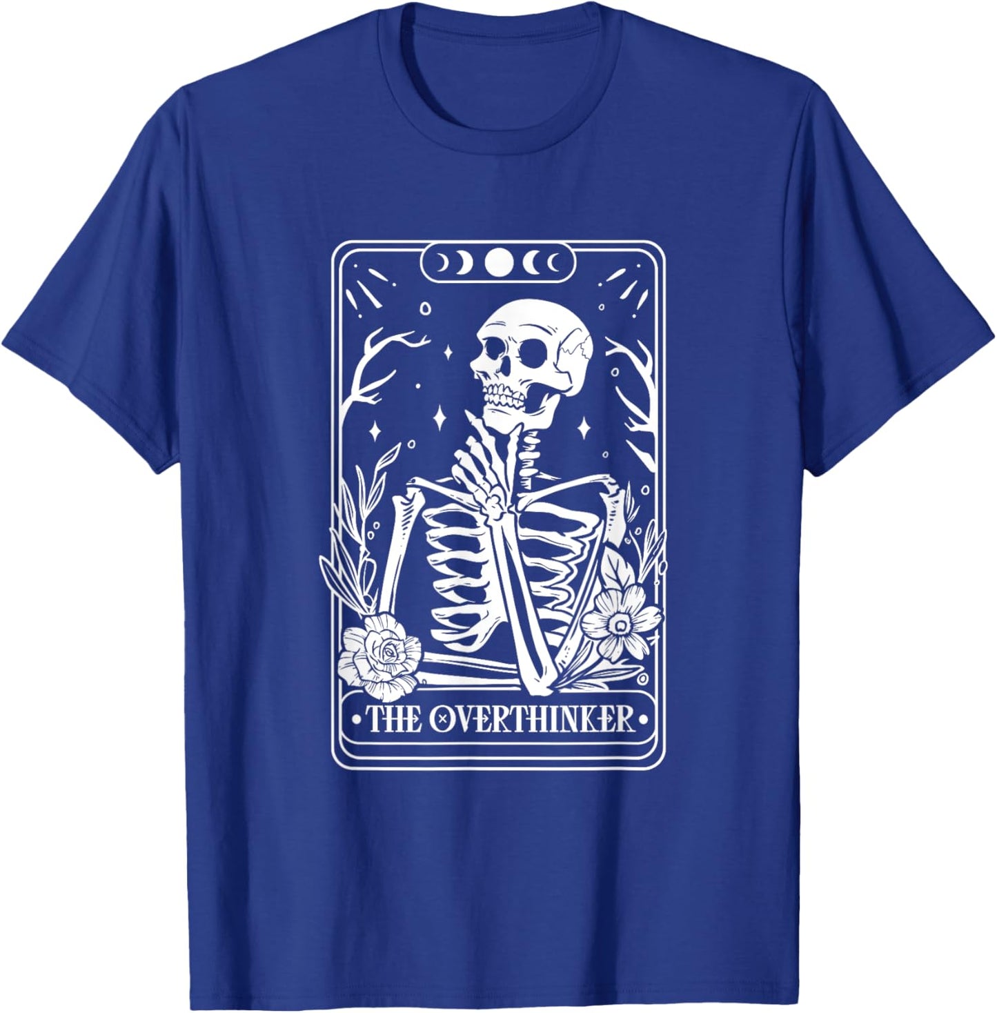 The Overthinker tarot -Adults , Black, Small, Short Sleeve T-Shirt - T-Shirt | Royal
