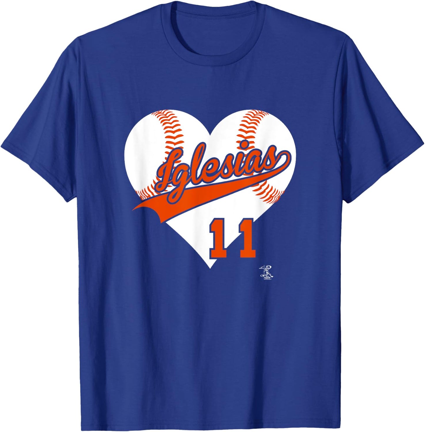 Jose Iglesias Baseball Heart Gameday T-Shirt - T-Shirt | Royal