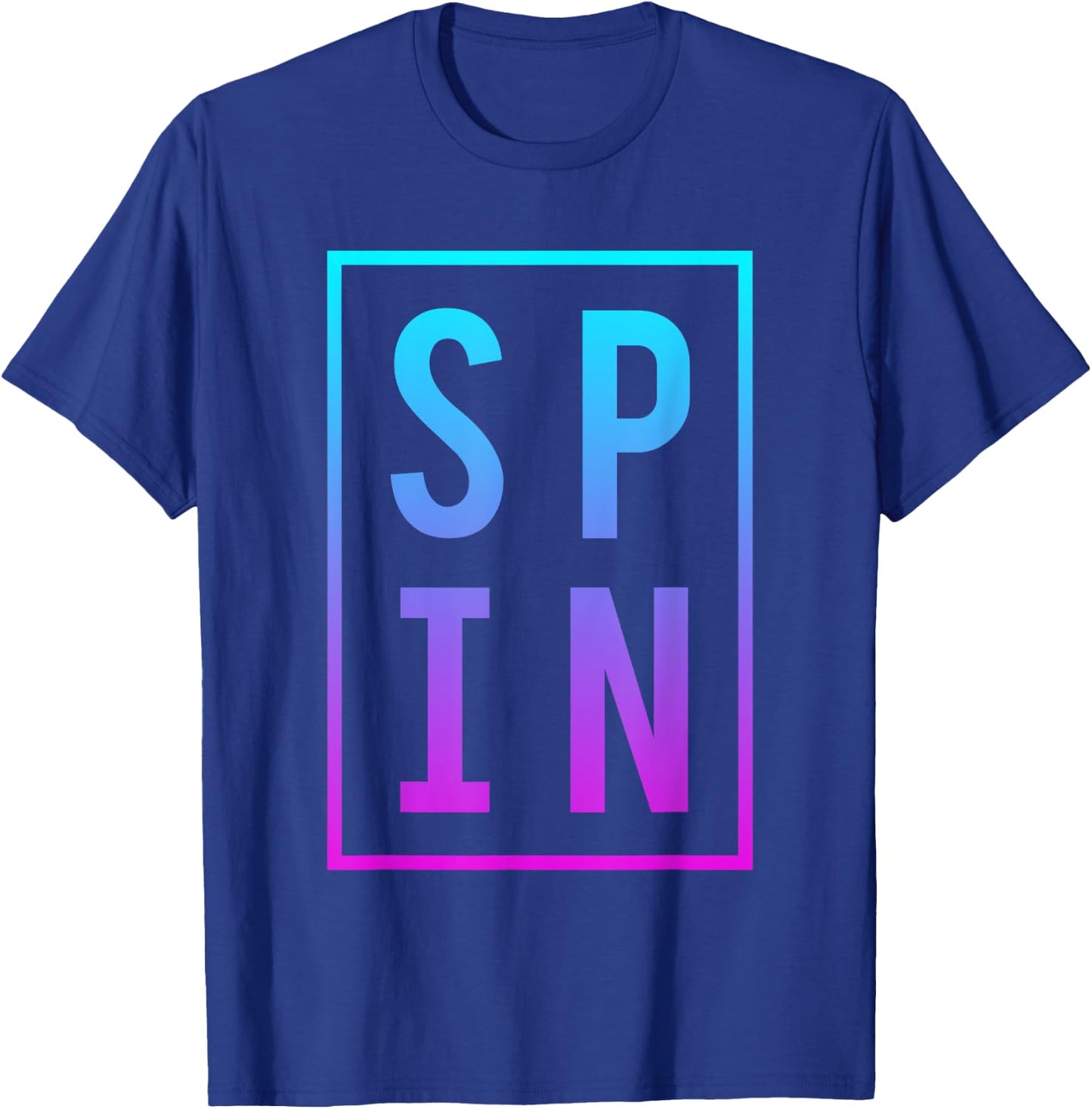 Cool Spinning Class Saying Gym Workout Fitness Spin Gift T-Shirt - T-Shirt | Royal