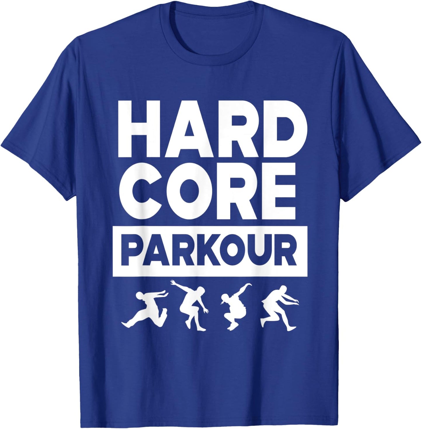 Hard Core Parkour For Boys T-Shirt - T-Shirt | Royal