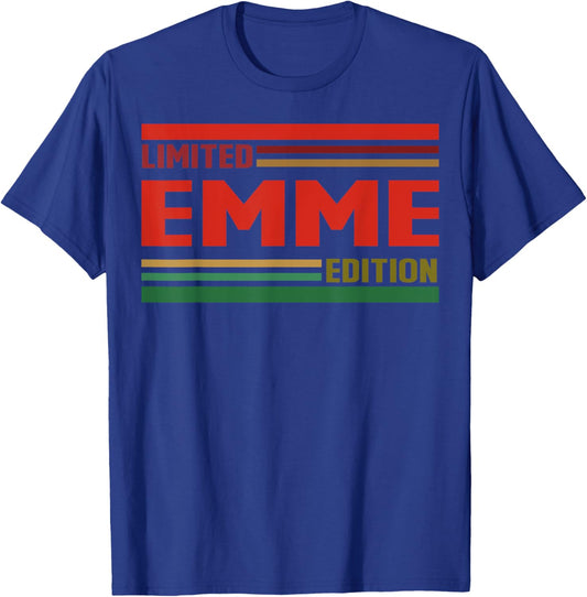 EMME Limited Edition Shirt EMME Name Personalized T-Shirt - T-Shirt | Royal