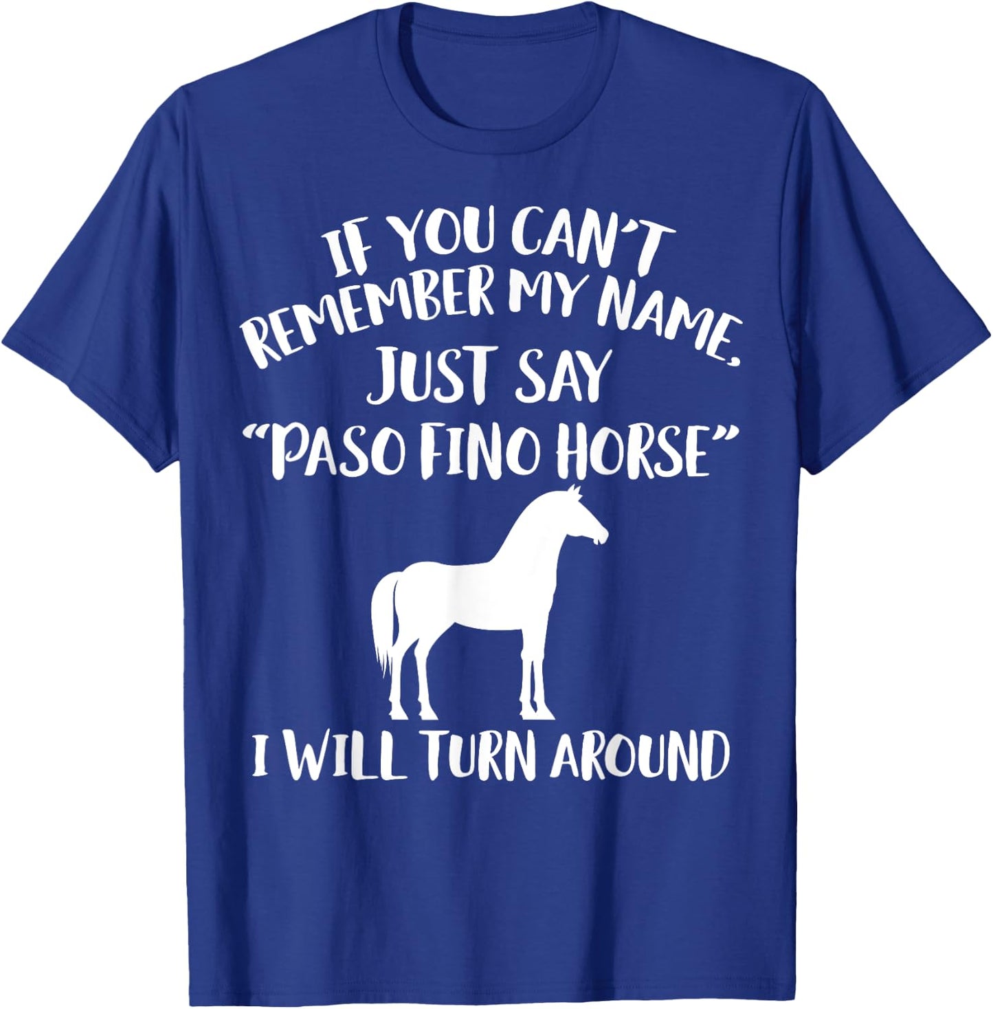 Paso Fino Apparel - Funny Amazing Horse Lovers Design T-Shirt - T-Shirt | Royal