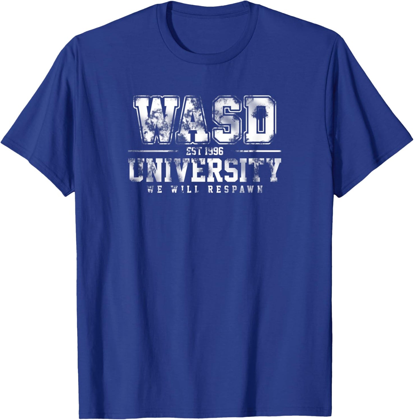 WASD University Gaming T-Shirt - T-Shirt | Royal