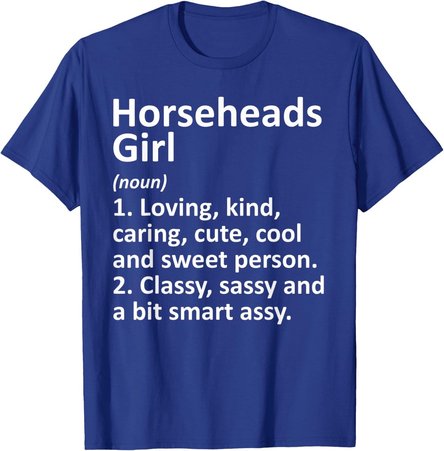 HORSEHEADS GIRL NY NEW YORK Funny City Home Roots Gift T-Shirt - T-Shirt | Royal