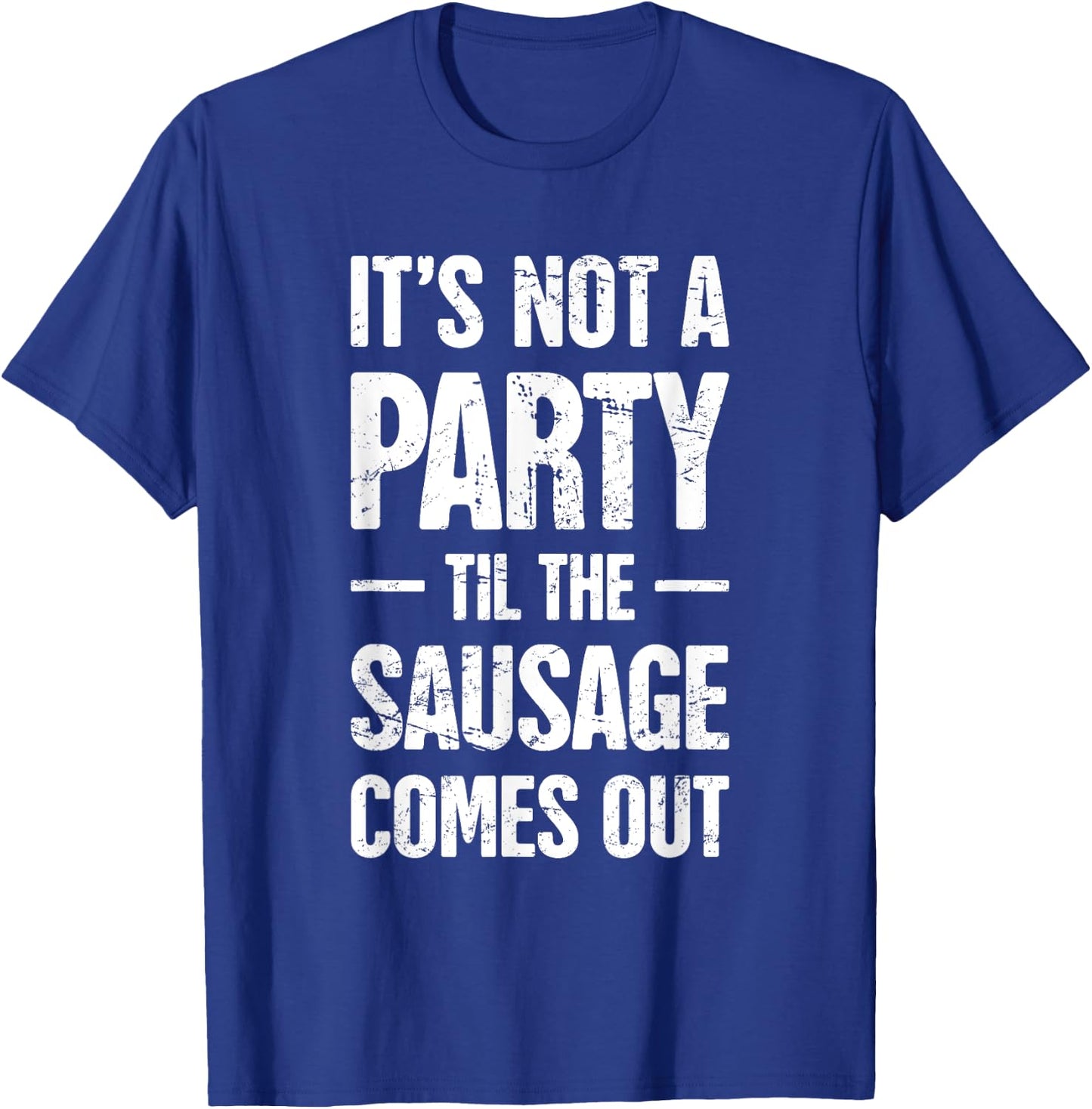 Smoked Meats / Distressed Funny Sausage Making T-Shirt - T-Shirt | Royal