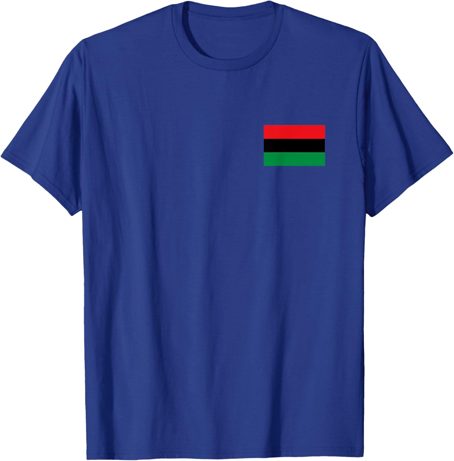 Pan African Flag Black Liberation Banner Black Pride T-Shirt - T-Shirt | Royal