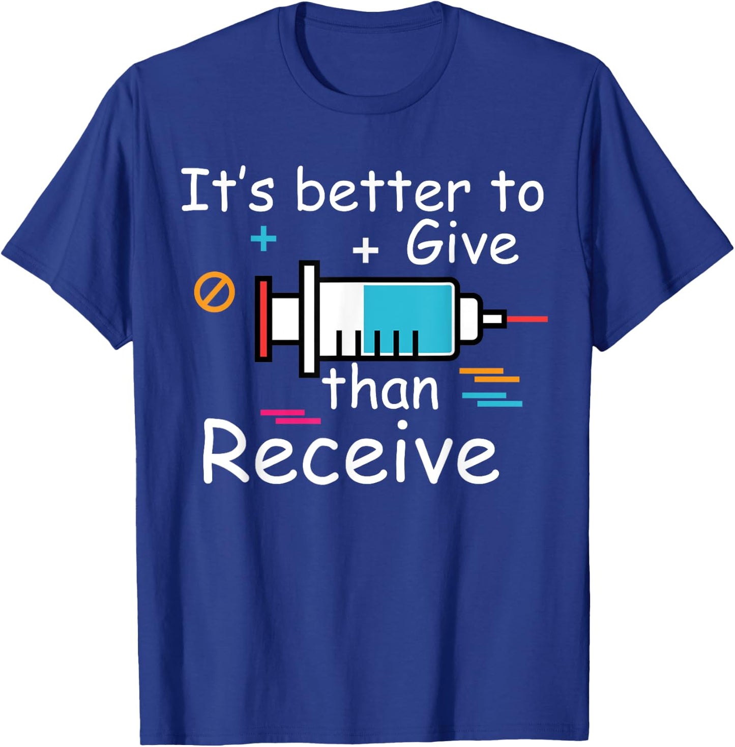 Flu Season Funny Flu Shot Doctor Medicine Health Vaccination T-Shirt - T-Shirt | Royal