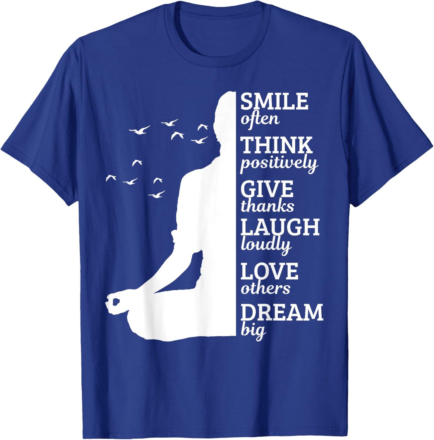 Yoga Apparel Co. Meditation Yoga Buddhism Spiritual Saying Gift T-Shirt - T-Shirt | Royal