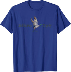 Saddleback Shoot Em Duck Hunting Lightweight Graphic T-Shirt - T-Shirt | Royal