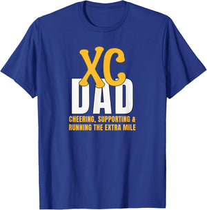 Cross Country Dad XC Running T-Shirt - T-Shirt | Royal