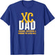 Cross Country Dad XC Running T-Shirt - T-Shirt | Royal