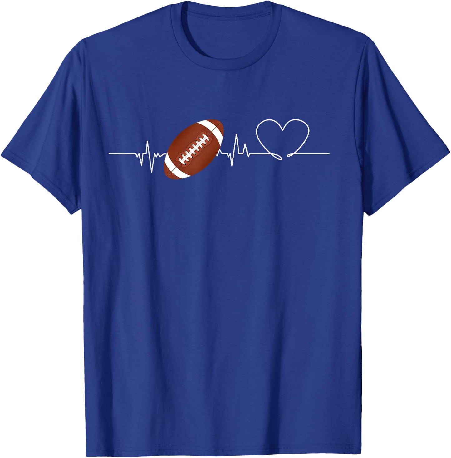 Love American football Shirt football Lovers for T-Shirt - T-Shirt | Royal
