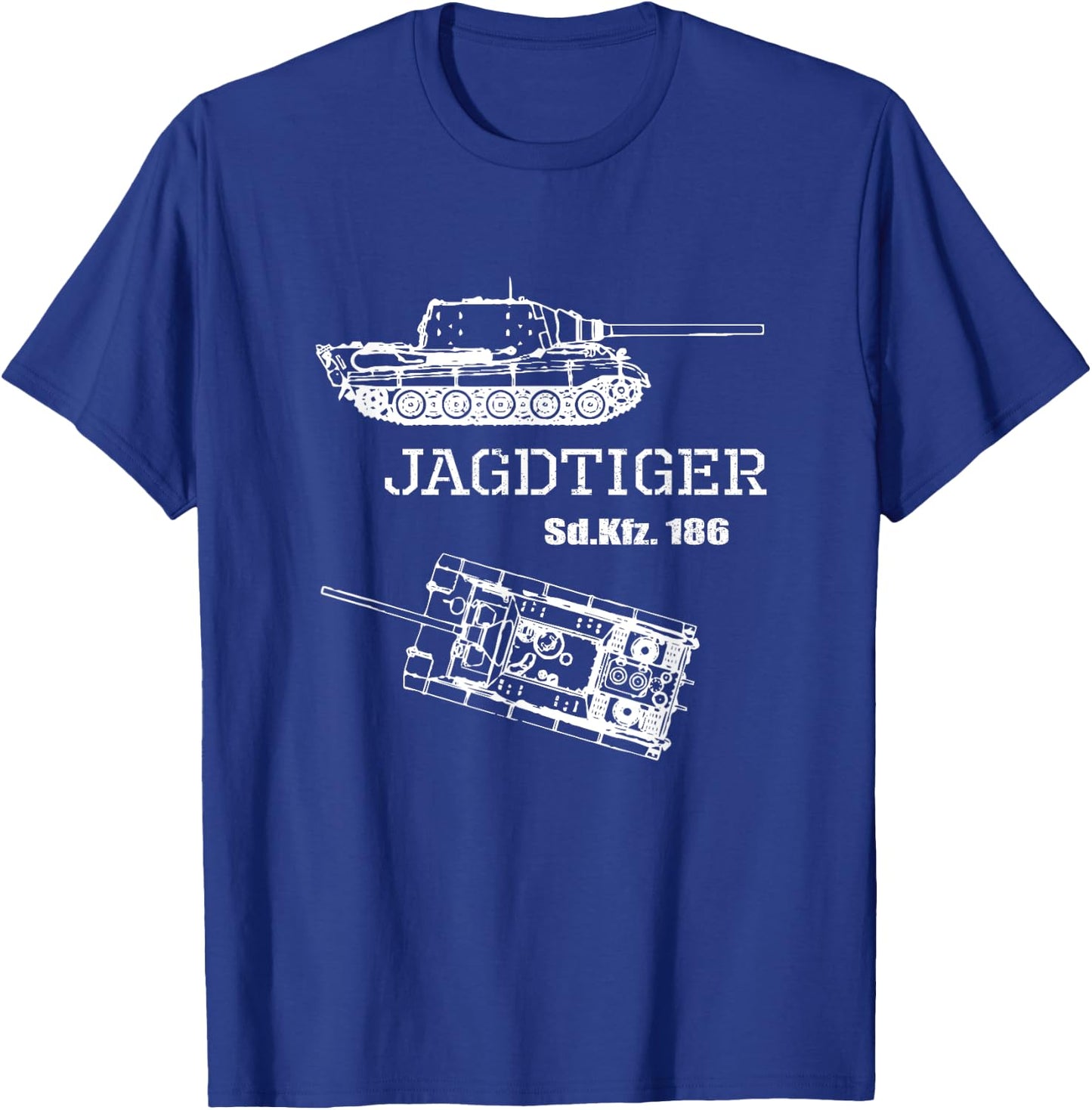 Tank destroyer Jagd Tiger Sd.Kfz. 186 German Wehrmacht WW 2 T-Shirt - T-Shirt | Royal