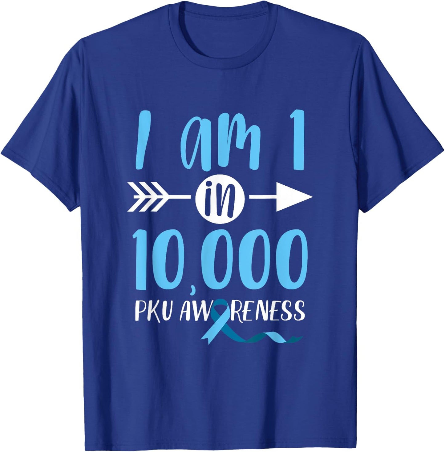 Phenylketonuria PKU Strong Warrior Heartbeat Awareness T-Shirt - T-Shirt | Royal