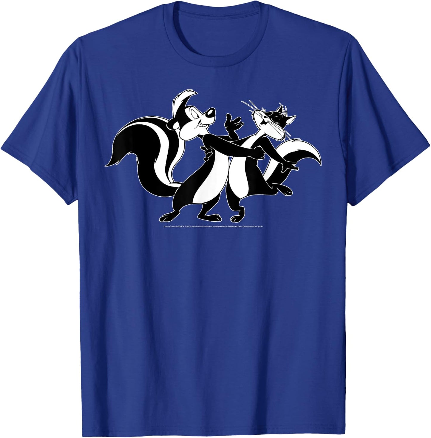 Looney Tunes Pepe Le Pew & Penelope Portrait T-Shirt - T-Shirt | Royal