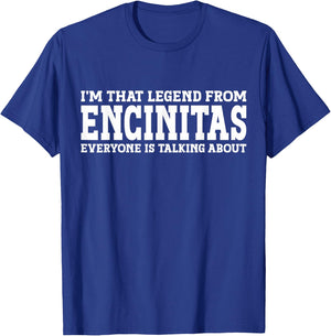 Encinitas Hometown CA California Home Roots City Encinitas T-Shirt - T-Shirt | Royal