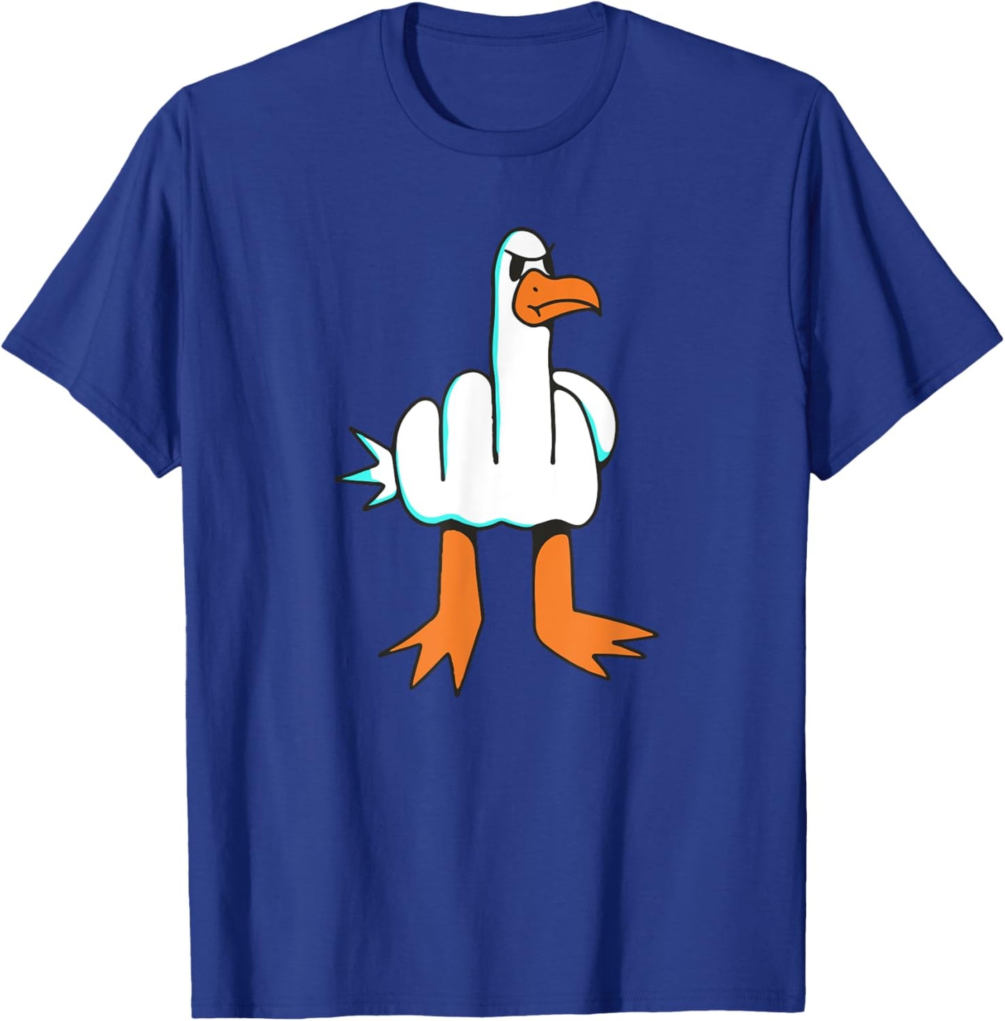Funny Rude Seagull Bird Humor Memes T-Shirt - T-Shirt | Royal