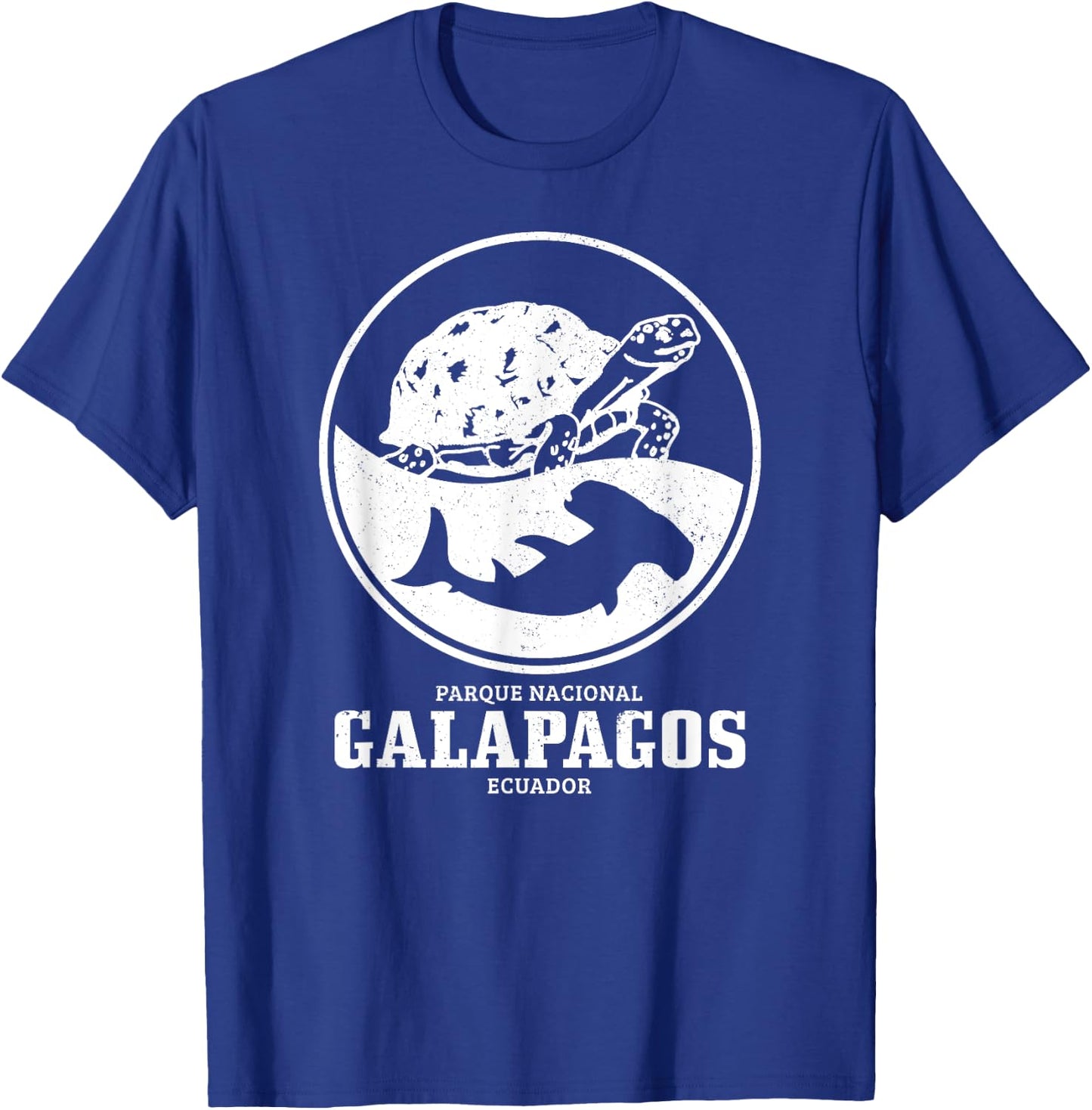 Galapagos Islands Turtle Shark Diving Ecuador T-Shirt - T-Shirt | Royal