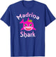 Madrina Shark Funny Spanish Godmother T-Shirt - T-Shirt | Royal