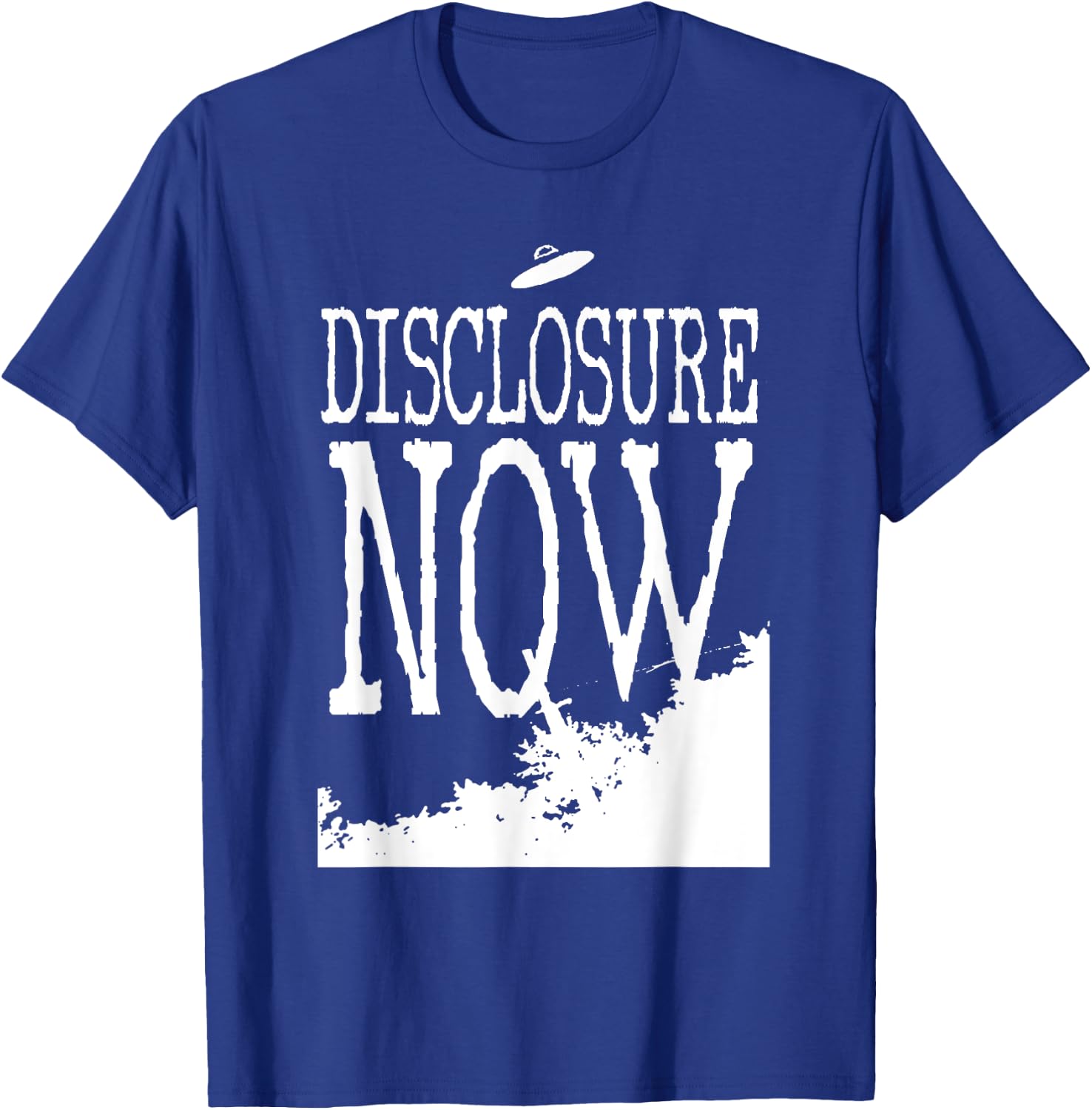 Disclosure NOW UFO UAP Jet Fighter Extraterrestrial Alien T-Shirt - T-Shirt | Royal
