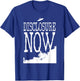 Disclosure NOW UFO UAP Jet Fighter Extraterrestrial Alien T-Shirt - T-Shirt | Royal