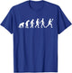 Funny Ping Pong Gift Men Women Table Tennis Player Evolution T-Shirt - T-Shirt | Royal