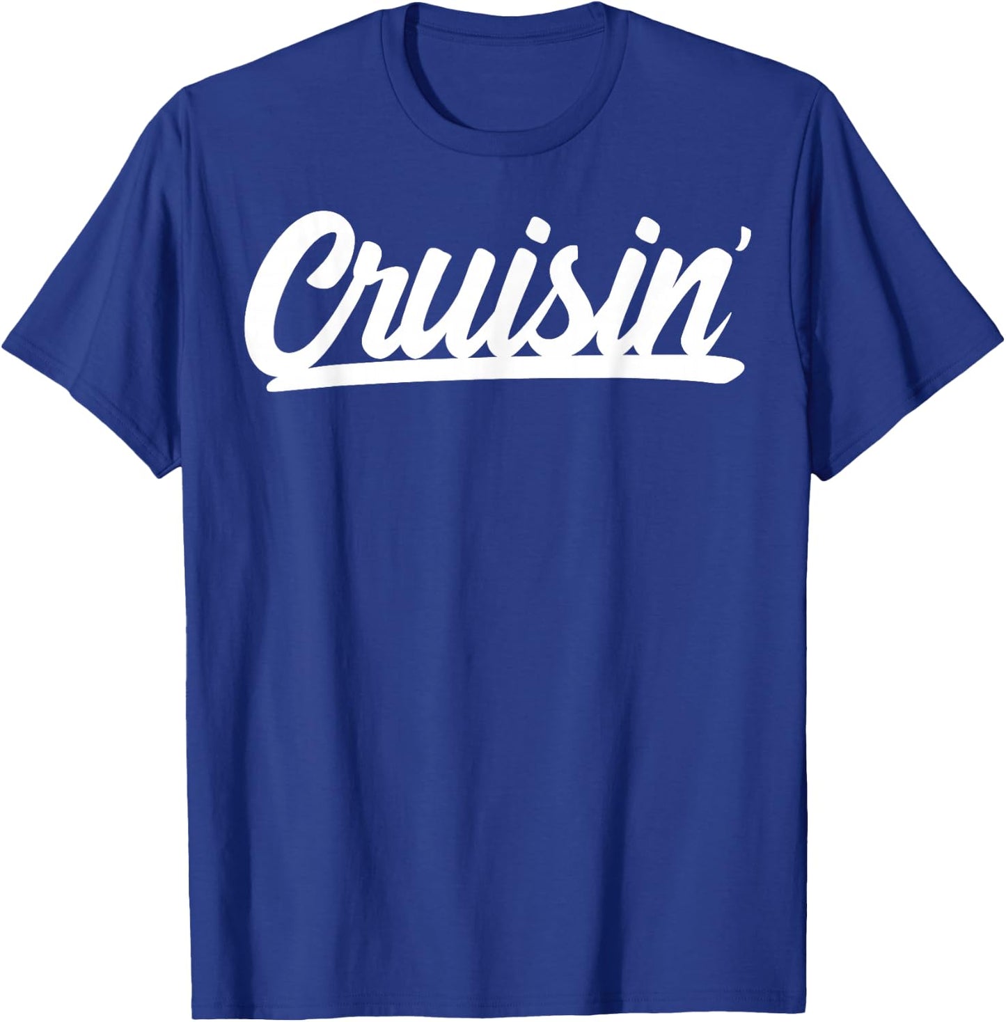 Cool Cruisin' for car clubs or family group Cruise vacation T-Shirt - T-Shirt | Royal