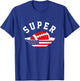Super Tournament Rugby Football Football Sports Bowl Gift T-Shirt - T-Shirt | Royal