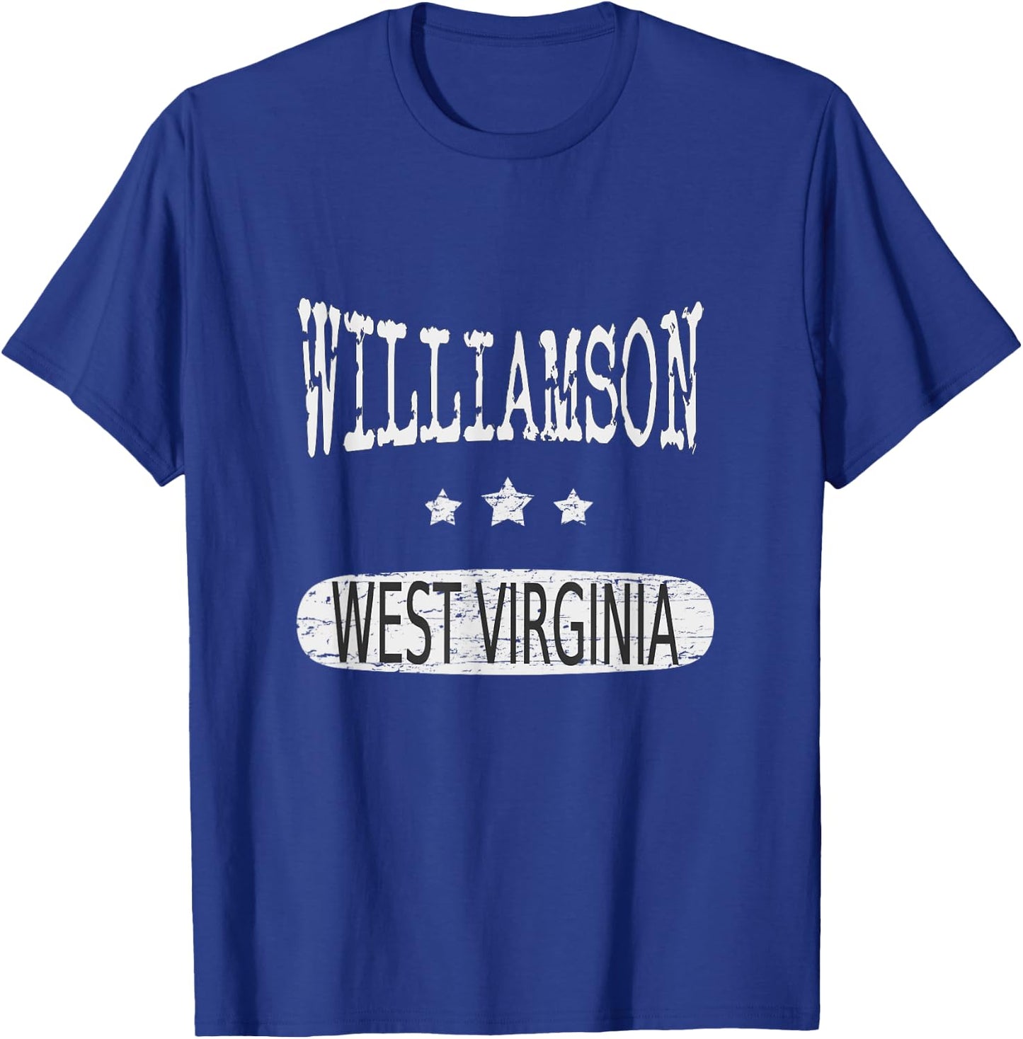 Vintage Williamson West Virginia T-Shirt - T-Shirt | Royal