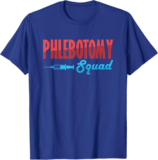 Phlebotomy Phlebologist Specialist Doctor Doctor Syringe Gift T-Shirt - T-Shirt | Royal