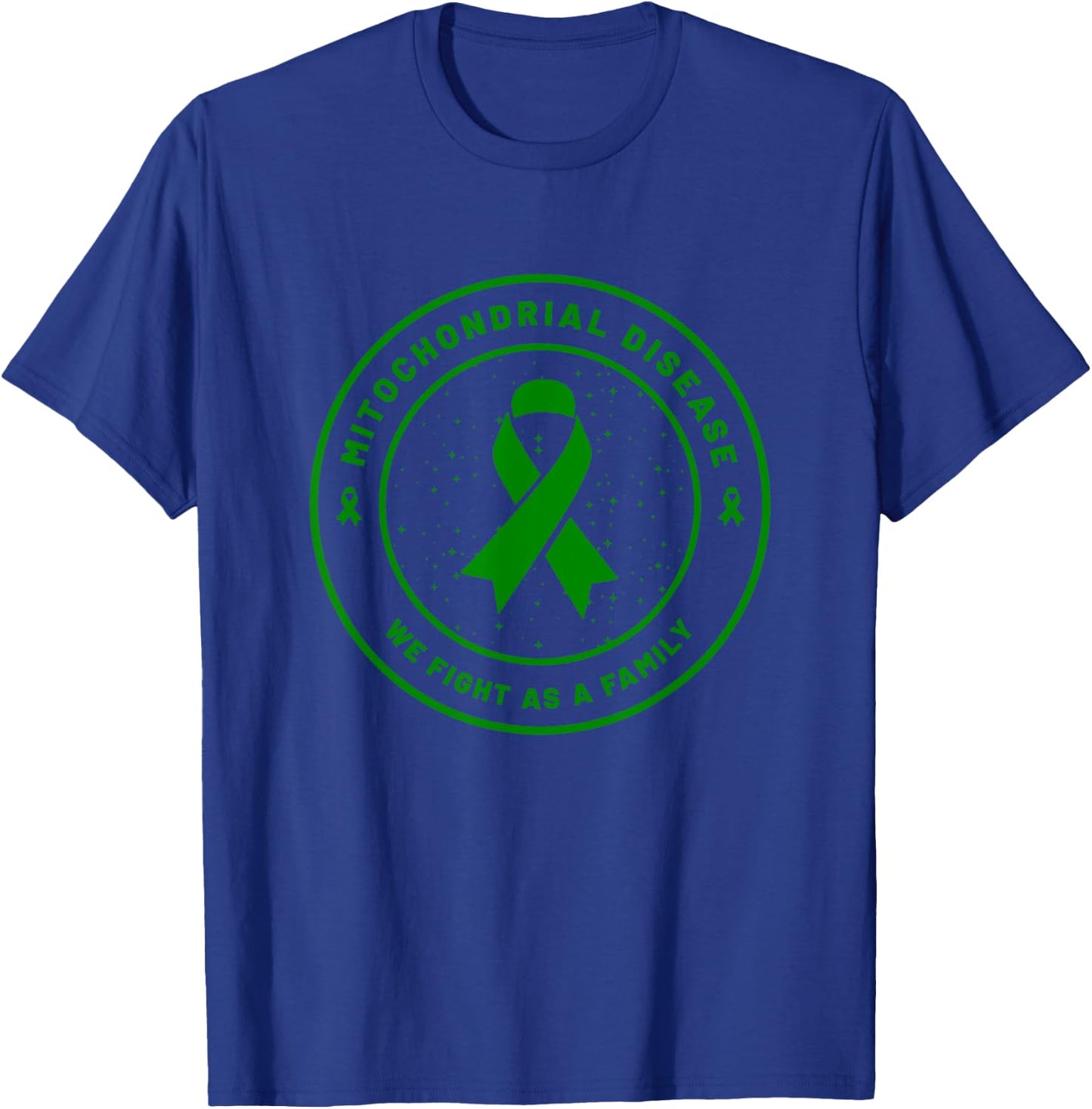 Mitochondrial Disease Ribbon Awareness Family Support Gift T-Shirt - T-Shirt | Royal